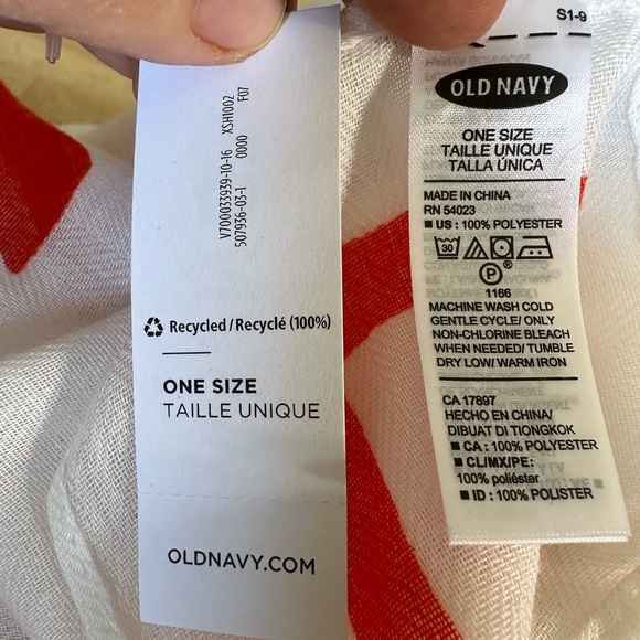 NWT Old Navy scarf with NYC map, 40 x 75 inch - Picture 4 of 4